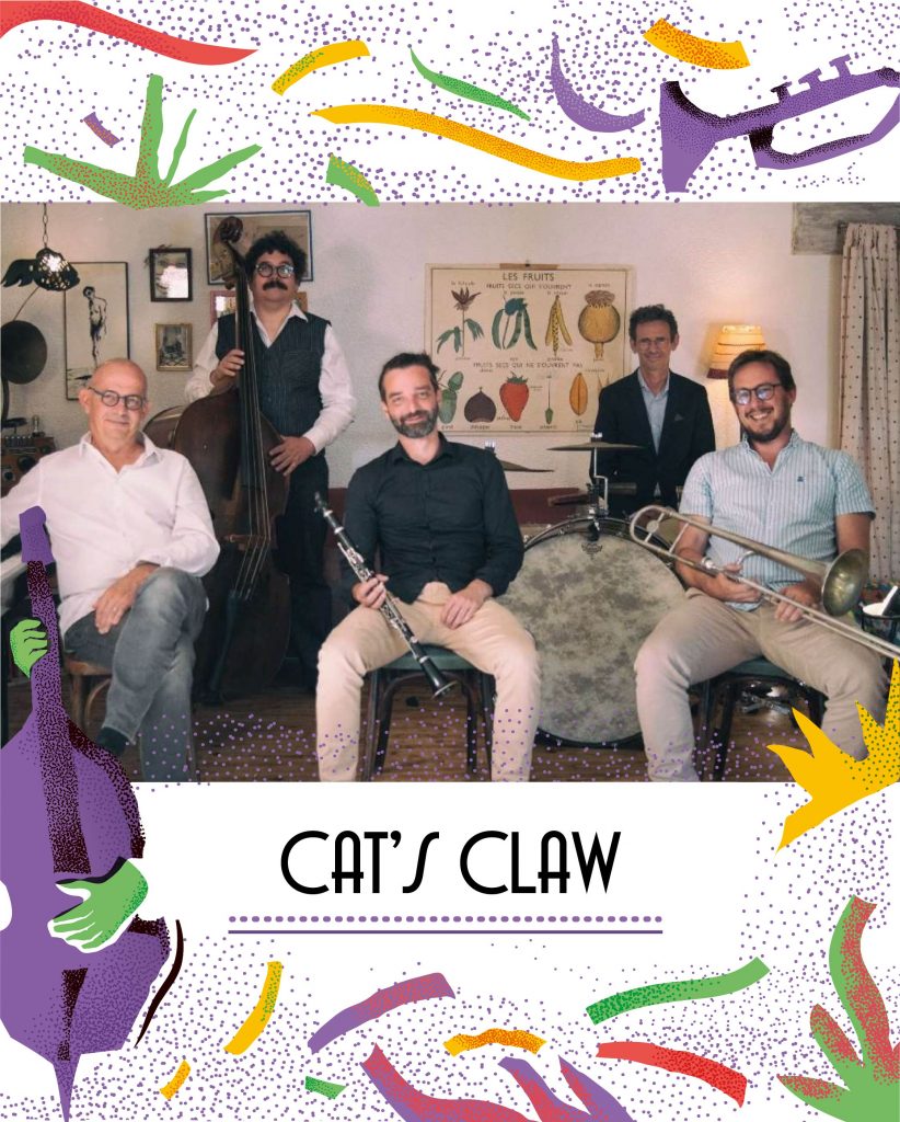 Cat's Claw au festival Rythme & Jazz 2026 de Castillonnès - organisé par Castifestival