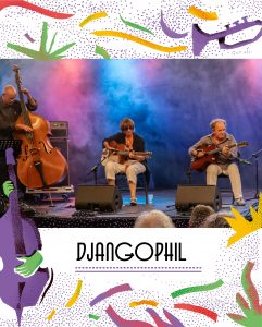Djangophil au festival Rythme & Jazz 2026 de Castillonnès - organisé par Castifestival 