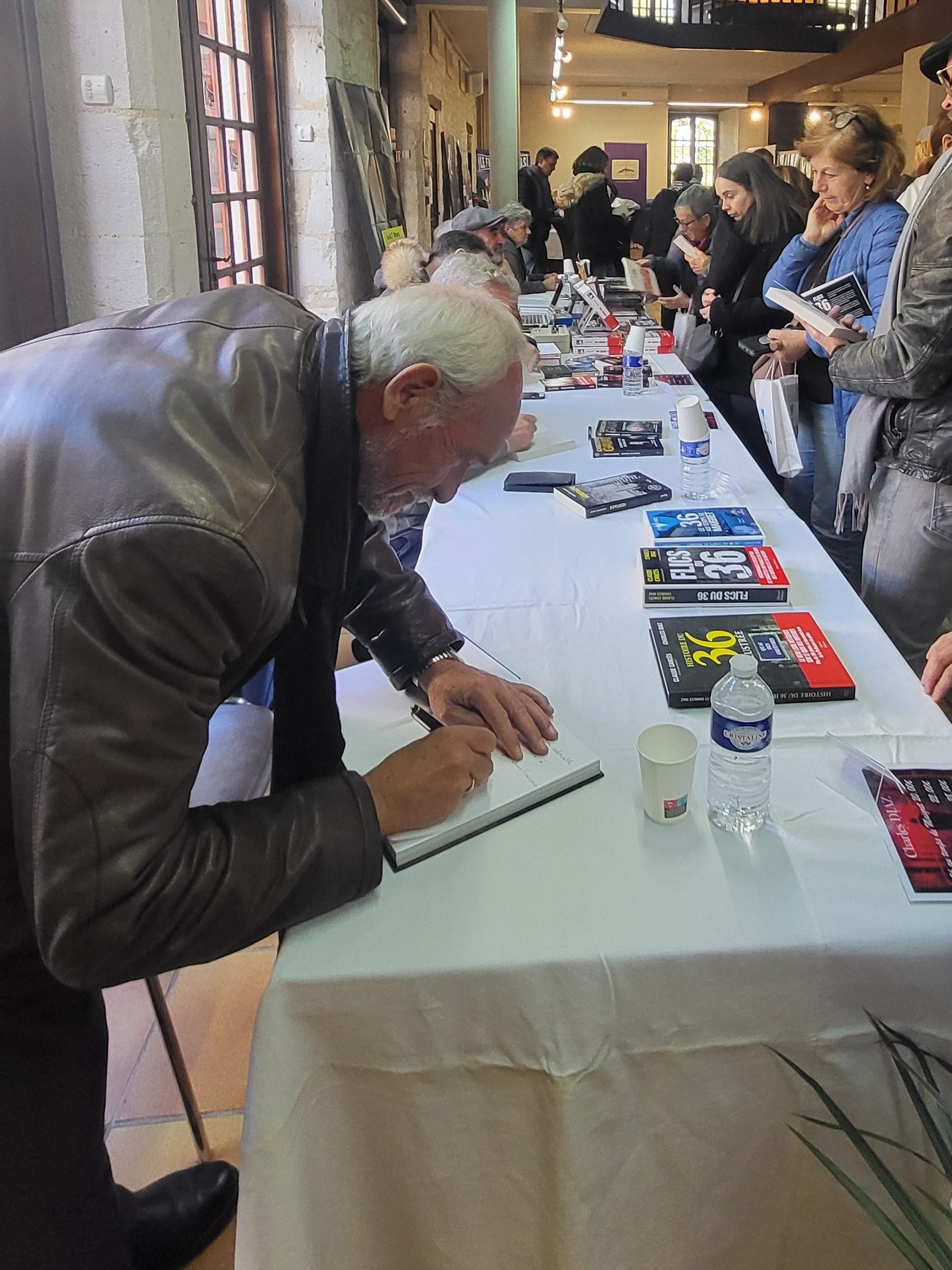 dédicace festival Crimes et Intrigues Castillonnès Lot-et-garonne