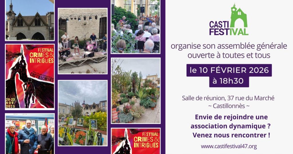 castifestival organise son assemblée générale 2026